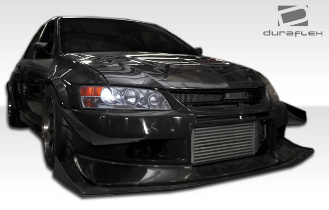 2003-2006 Mitsubishi Lancer Evolution 8 9 Duraflex VT-X Wide Body Front Fenders - 2 Piece